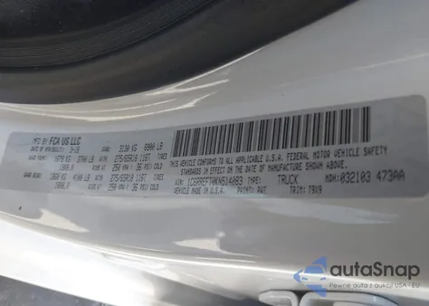 2019 Ram 1500 Big Horn/Lone Star 4X2 5'7 Box from USA, damaged, VIN 1C6RREFT0KN514083